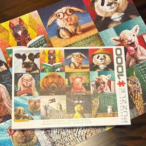 Eurographics Funny Animals 1000-Piece Puzzle - Multicolor